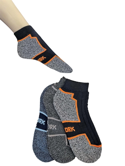 Herrensocken - Harmony - Arbeitssneaker - 3 Farben - 3er-Pack