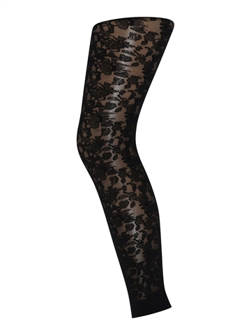 Sneaky Fox - Spitzenleggings - 20 den - Schwarz