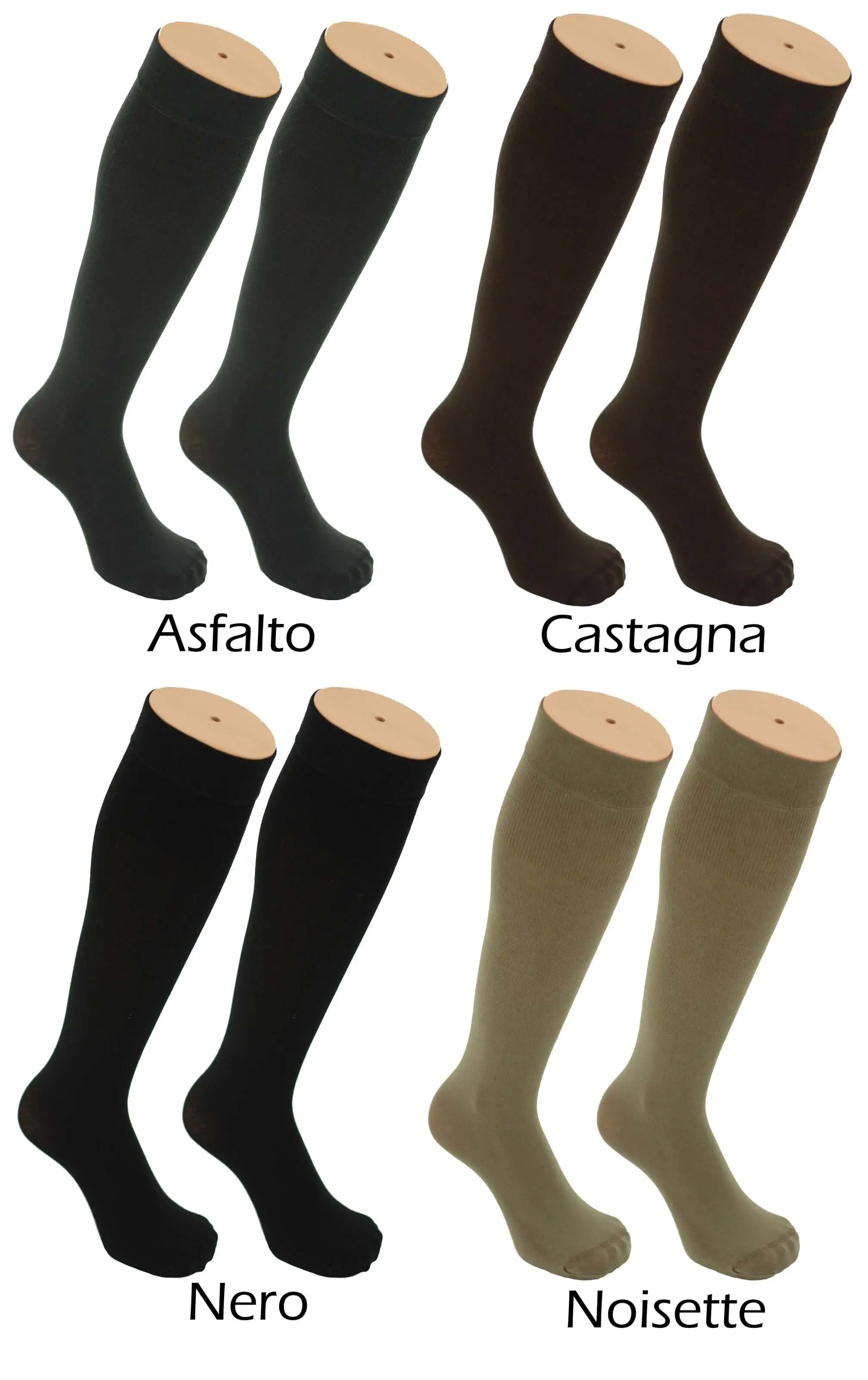 Asfalto, Castagna, Nero (Sort), Noisette